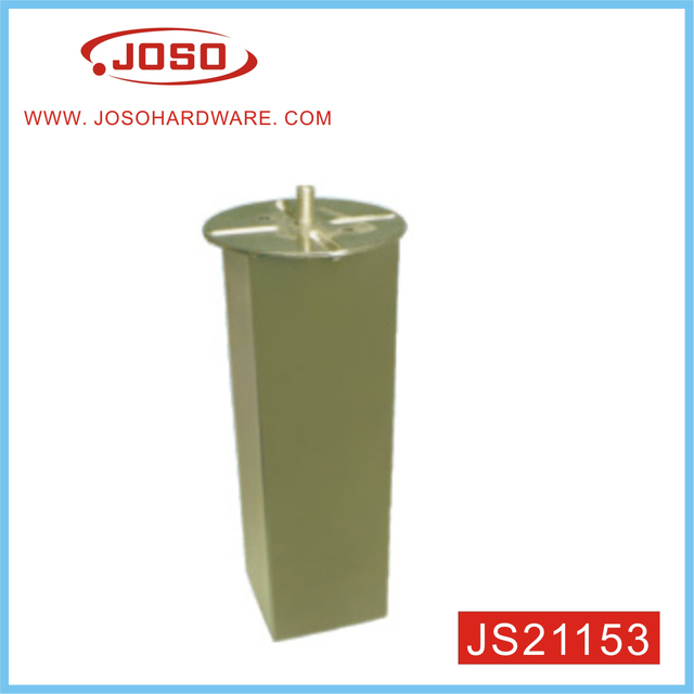 Js21153 Herrajes para muebles chapados en color dorado de pata de mesa