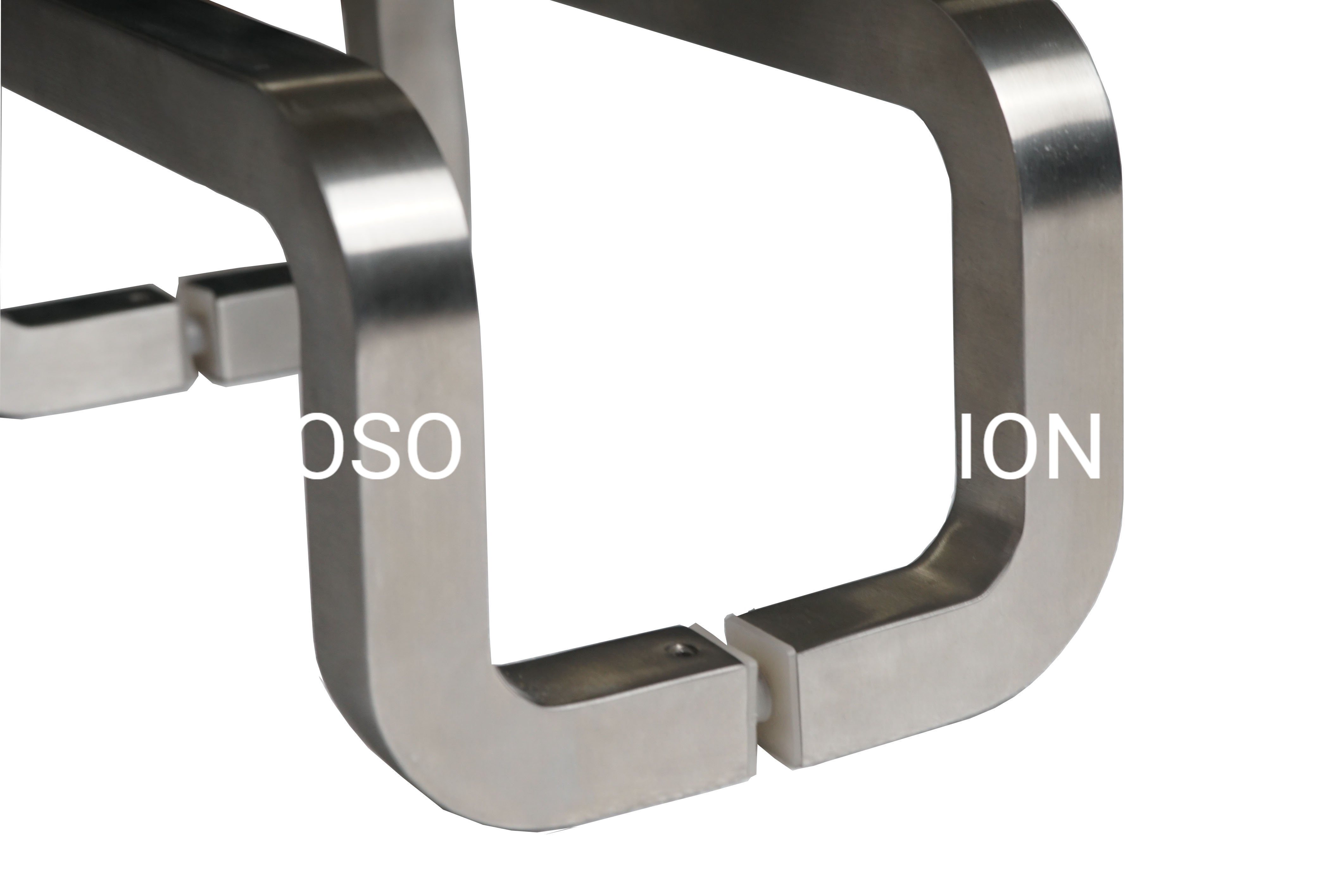Manija de puerta de acero inoxidable de diseño simple, estilo moderno en forma de H, para herrajes para muebles y puertas de vidrio