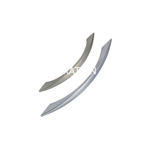 Manija del armario de la manija del guardarropa de la manija del tirón de los muebles de la aleación del cinc de la moda 64m m