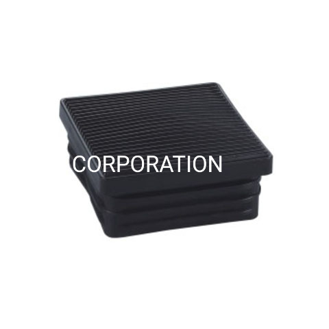 Tornillo ajustable cuadrado PP 60x60mm, accesorios para muebles, patas para sofá, montaje de muebles