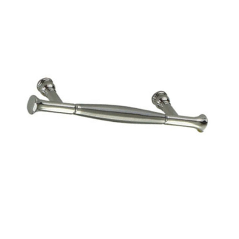 Aleación de zinc 64 mm 96 mm 128 mm Manija de gabinete dorada y cepillada