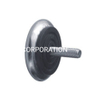 Suministro de fábrica de metal blanco M8 con tornillo ajustable de plástico para pata de mesa