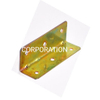 Placa de estampación del gabinete de la esquina de los muebles 35x35x115mm chapada en zinc amarillo de metal de suministro de fábrica