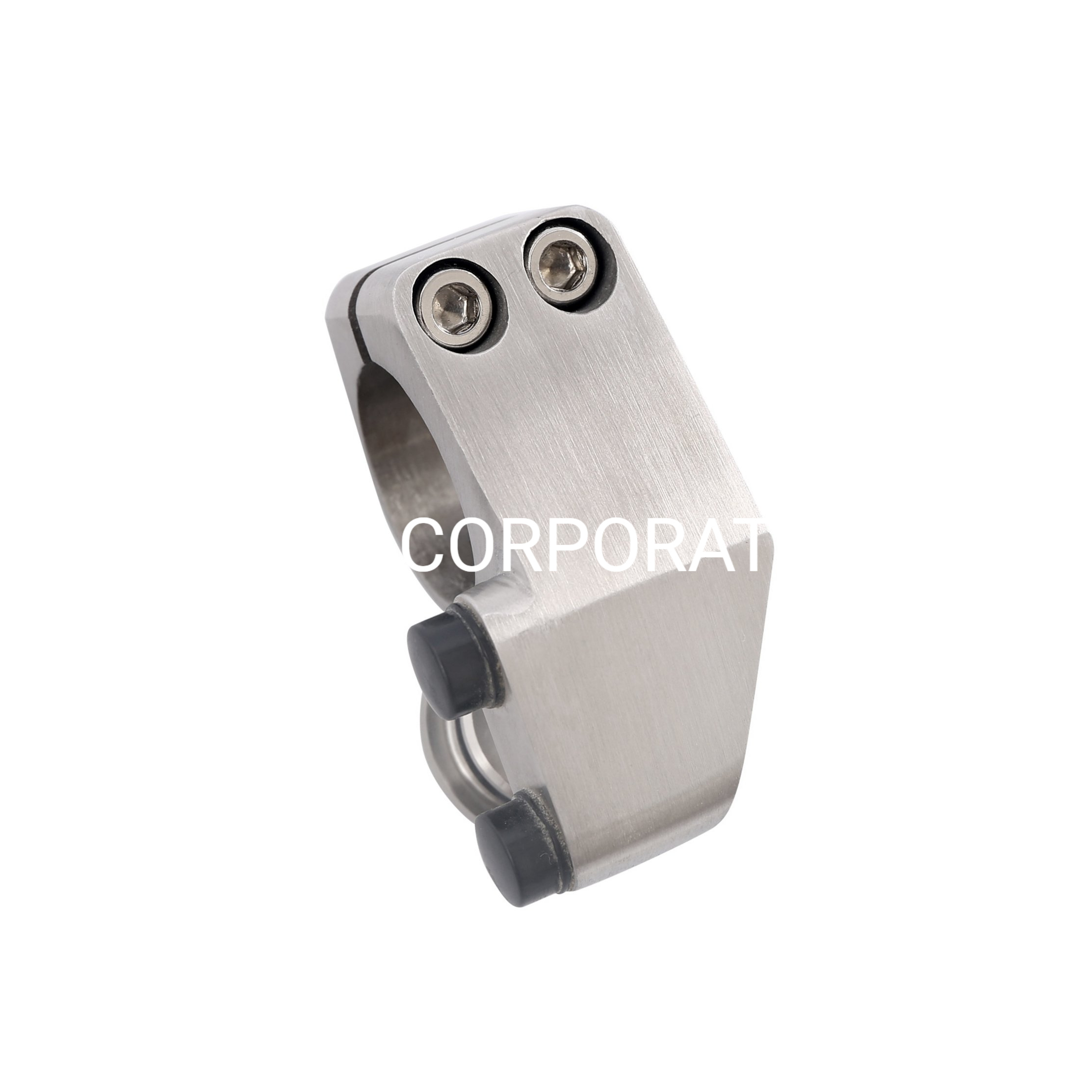 Sistema de deslizamiento de vidrio de acero inoxidable, montaje de puerta de vidrio para baño, juegos únicos de herrajes para baño