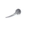 Manija de puerta de palanca plana cepillada de acero inoxidable 304, manija para muebles