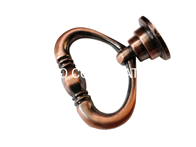 Manija popular del armario de la manija de los muebles de la manija del anillo del cajón de la aleación del cinc 50m m