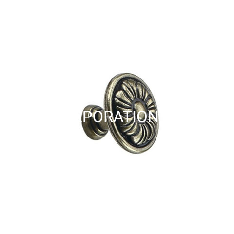 Perilla de puerta de cocina de aleación de zinc vintage, 27 mm, 32 mm, 36 mm