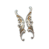 Manija de puerta de aleación de zinc delicada de estilo europeo, manija de armario, manija de muebles, 64mm