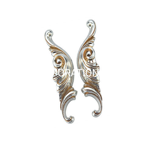Manija de puerta de aleación de zinc delicada de estilo europeo, manija de armario, manija de muebles, 64mm