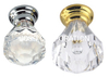 Tirador de armario de acero con cristal, pomo de armario de 32mm, tirador de oficina, tirador de tocador