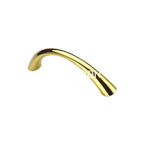 Mango de cocina con cepillo y aleación de zinc cromado brillante de 64 mm