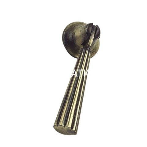 Manija de latón antigua para muebles, accesorios para muebles, manija de puerta de gabinete, 55mm de moda