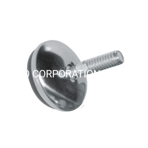Plástico popular con conector de pata de mesa de hardware de gabinete de tornillo de perno ajustable de acero
