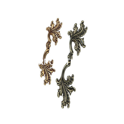 Manija del tocador de la manija de los muebles de cobre antiguos clásicos de la aleación del cinc de la fuente de la fábrica 64m m