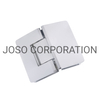 Bisagra ajustable de 135 grados Bisagra de latón Bisagra de baño Bisagra de vidrio Cromo brillante