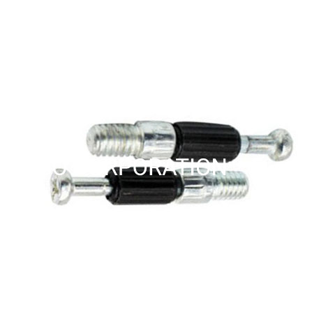 Perno de metal popular con soporte de estante de montaje de gabinete de conector de cajón de montaje de muebles de plástico
