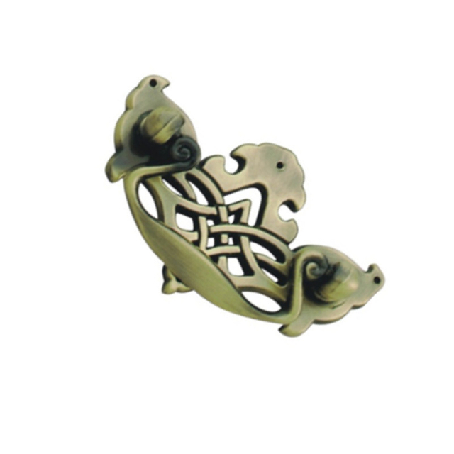 Manijas clásicas de los muebles de la manija del cajón de la manija del pecho de 64m m de la aleación del cinc