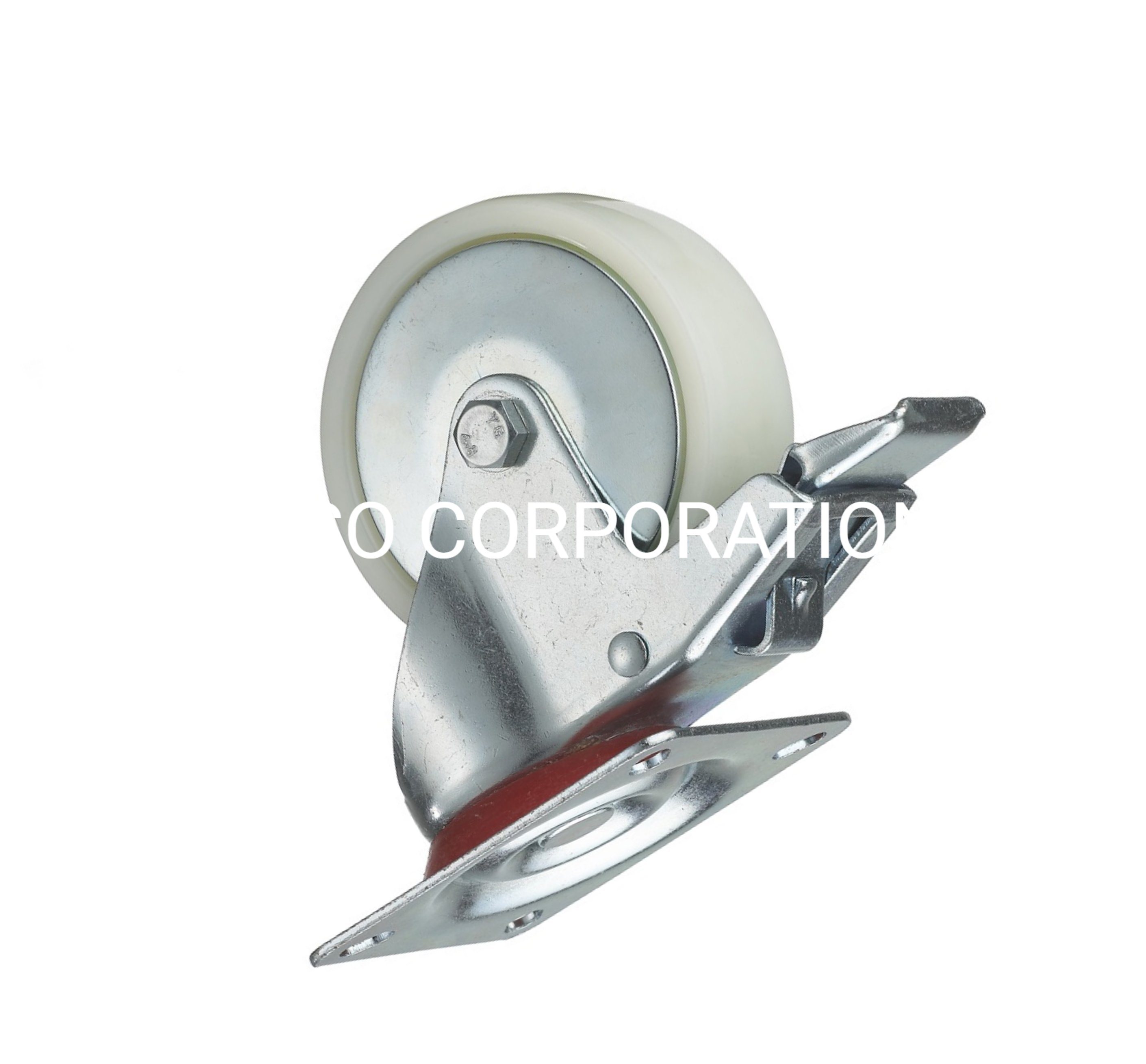 Rueda giratoria de acero para muebles, rueda giratoria para silla, gran oferta
