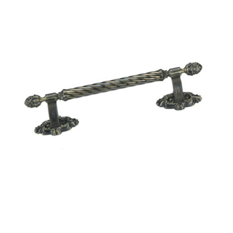 Manija de puerta de latón antiguo de aleación de zinc, 400mm, 500mm, manija de cocina