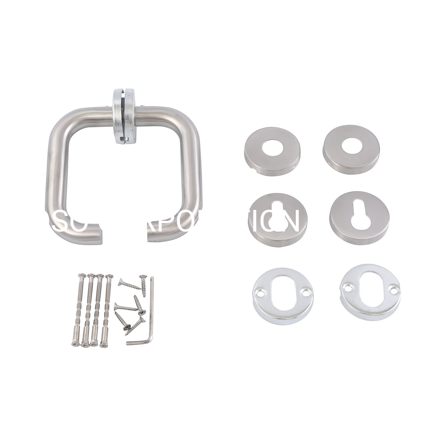 Hardware de la puerta de los accesorios de la puerta de la manija de la puerta de la palanca de los muebles del acero inoxidable 304 140m m