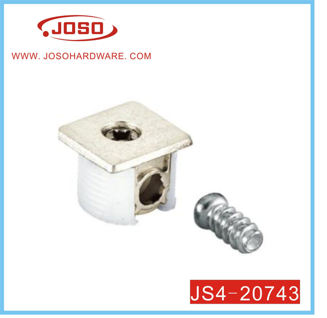 Soporte de estante galvanizado con tornillo de herrajes para muebles para gabinete