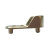 Soporte de tubo de aleación de zinc, accesorios para muebles, soporte de riel de hardware para muebles
