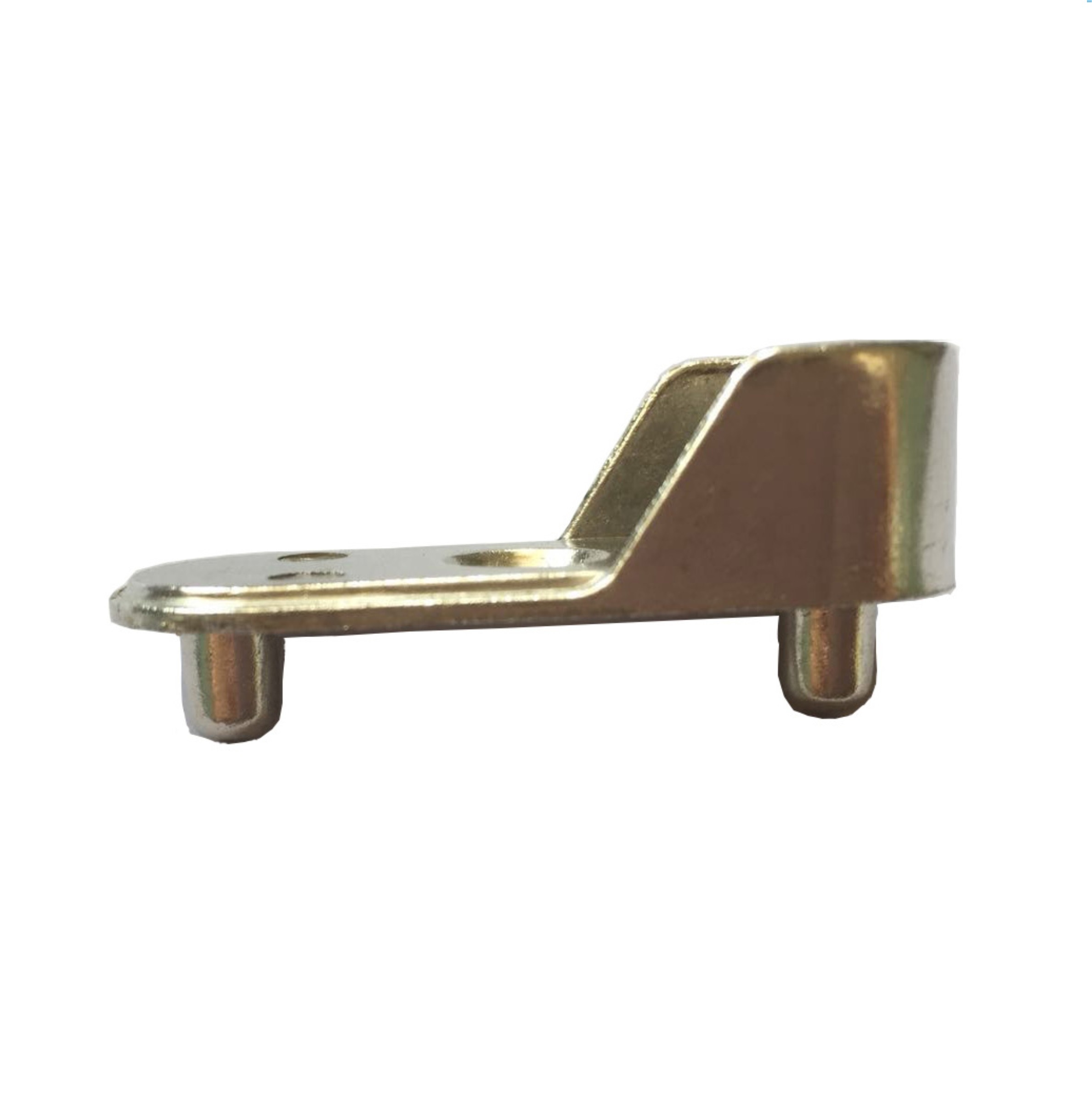 Soporte de tubo de aleación de zinc, accesorios para muebles, soporte de riel de hardware para muebles