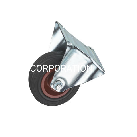 Rueda industrial de acero con carga de nailon de 230kg, rueda para muebles, rueda de carro