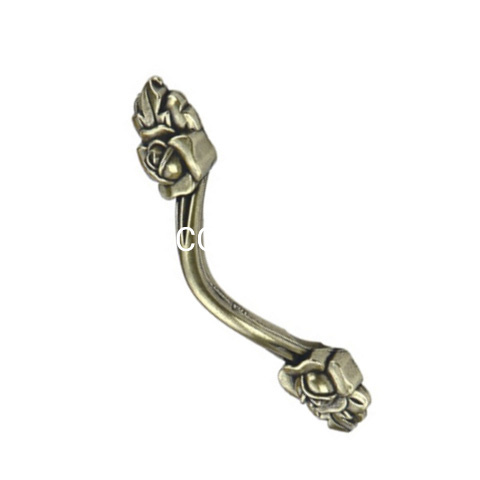 Armario clásico de aleación de zinc, manija pequeña de 96mm y 128mm, manija para muebles, manija para gabinete