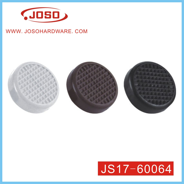Almohadilla plana de nailon de 6mm de diámetro para patas de sofá antideslizantes