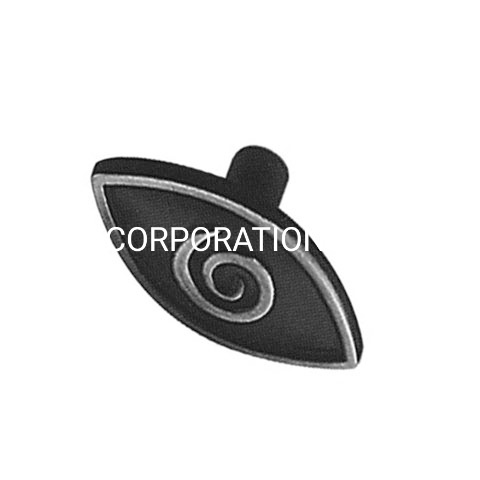 Perilla de dibujo de pintura azul Retro de aleación de Zinc de 50mm, manija de cocina, perilla de gabinete