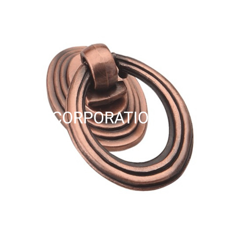 Manija retro de aleación de zinc de 30 mm, manija de anillo para gabinete, manija para cajón