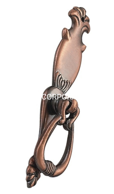 Herrajes para muebles Vintage 105mm aleación de Zinc manija de cobre antigua manija de gabinete manija de tocador