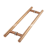 Tirador de puerta de vidrio dorado de acero inoxidable, tirador pulido para muebles Cc450, tirador de mancha, pomo de puerta