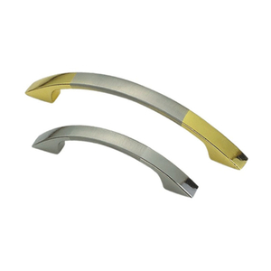 Aleación de zinc dorado y cepillado 64 mm 96 mm 128 mm Manija para muebles Accesorios de cocina