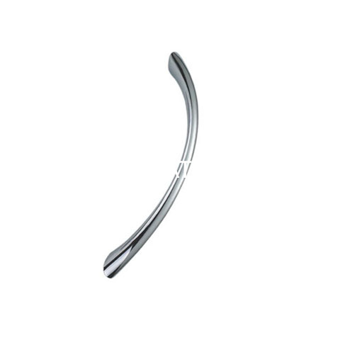 Mango de cocina con cepillo y aleación de zinc cromado brillante de 64 mm