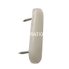 PP con protector de mesa de accesorios para muebles, deslizador de uñas doble blanco de Metal