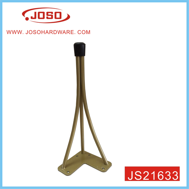 Pata de mesa de metal dorado con tres varillas para mesa de oficina