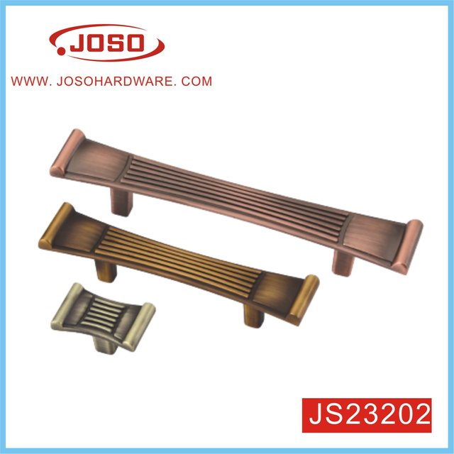 Tirador rectangular de cobre antiguo de cristal para armario de cocina Wardorbe