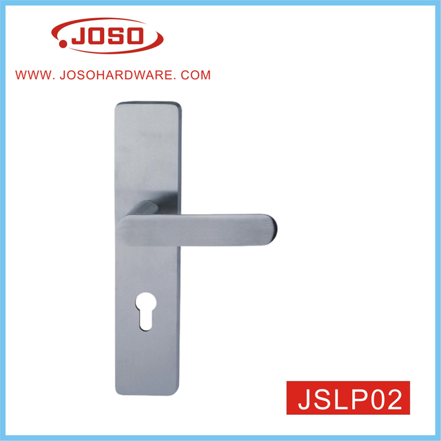 Accesorios de puerta populares de manija de palanca con placa para puerta