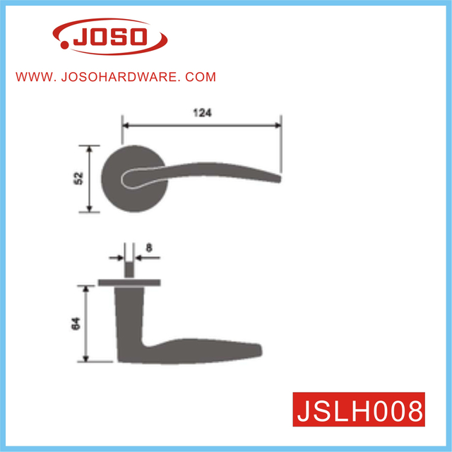 Tirador de palanca de decoración vendedora caliente para puerta