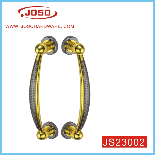 Empuñadura de puerta metálica interna de textura elegante para puerta