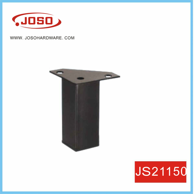 Tubo cuadrado con pata de mesa con brida triangular para dormitorio