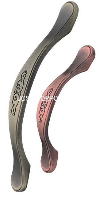 Venta al por mayor Hardware de aleación de zinc 96 mm 128 mm Manija Muebles Hardware Tirador Manija de acero inoxidable