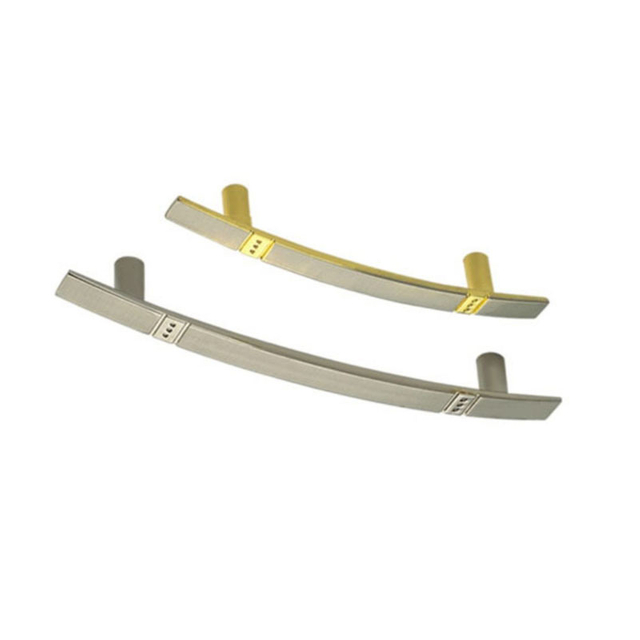 Accesorios cepillados manija del cajón de la aleación del cinc 64m m Furntiure