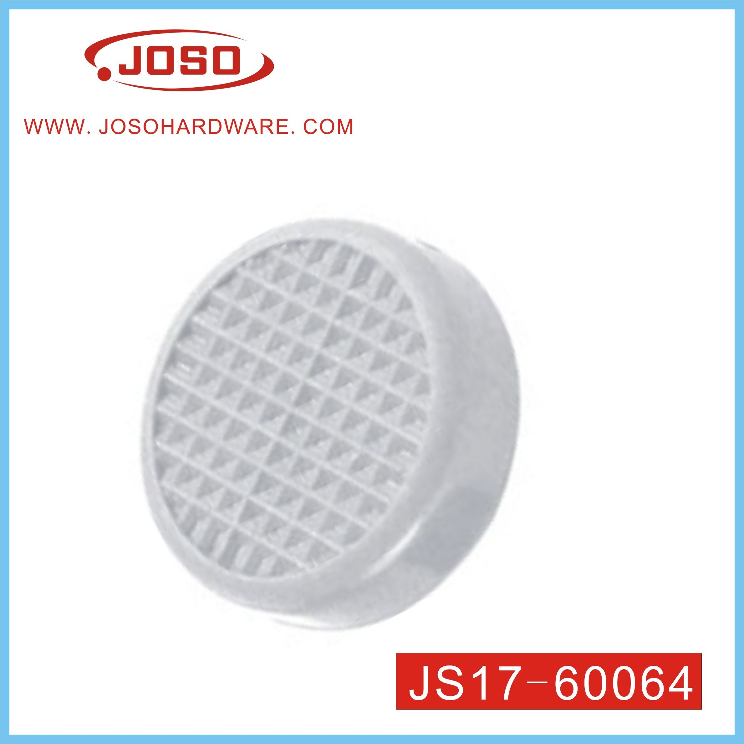 Almohadilla plana de nailon de 6mm de diámetro para patas de sofá antideslizantes