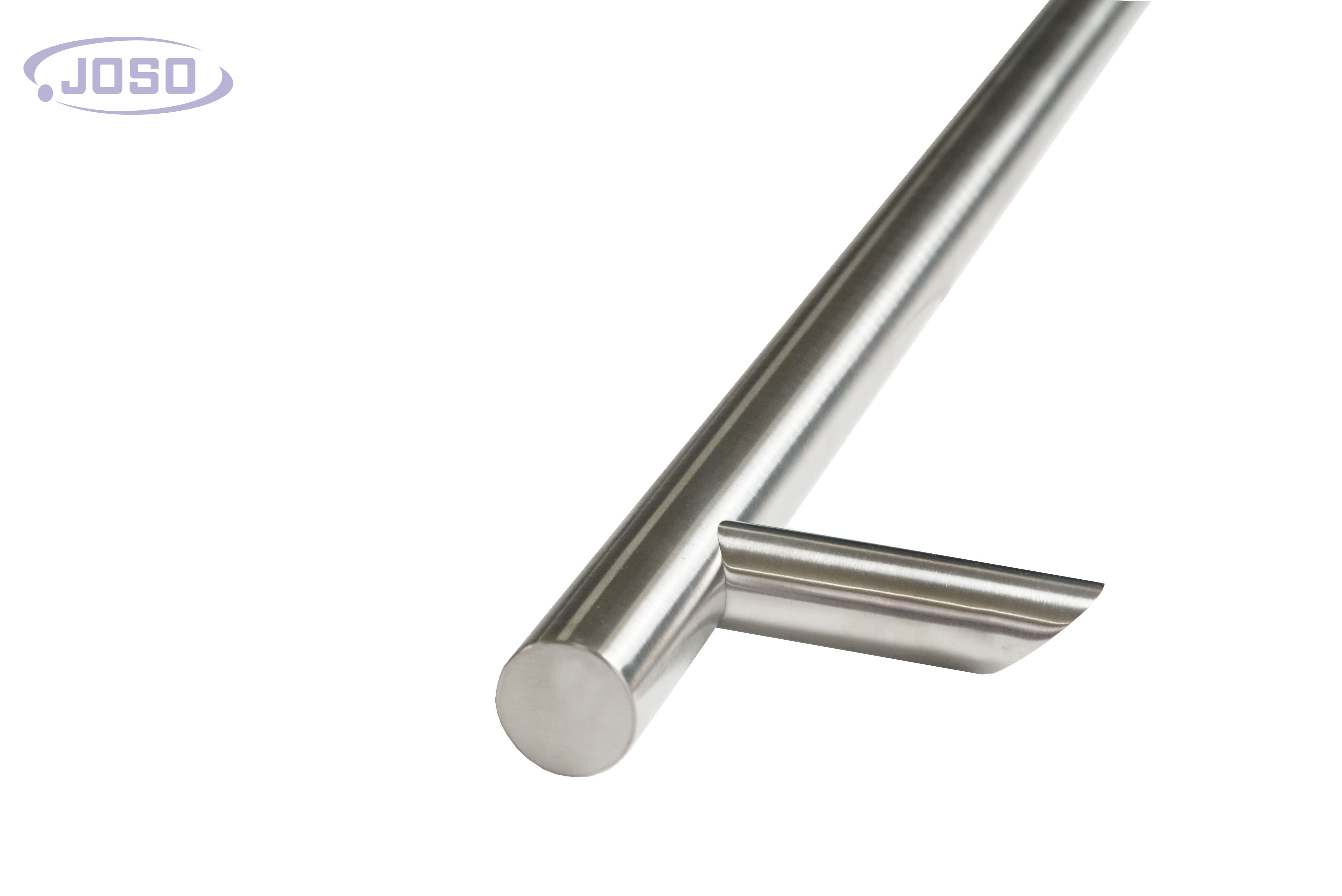 Hardware de cristal cromado brillante modificado para requisitos particulares al por mayor de la manija de puerta de cristal del acero inoxidable Cc765