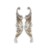 Manija de puerta de aleación de zinc delicada de estilo europeo, manija de armario, manija de muebles, 64mm