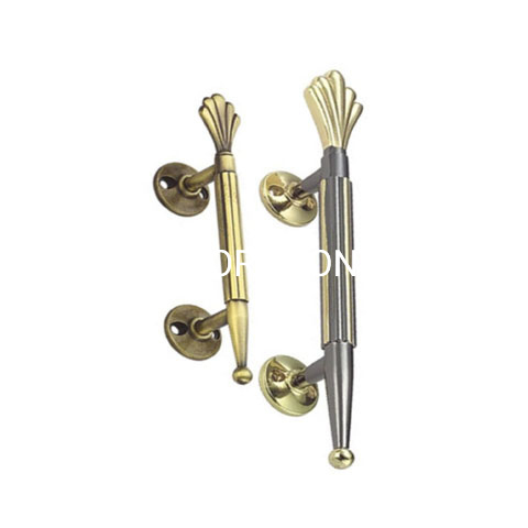 Manija de puerta retro del tirador del gabinete de Gloden de la aleación 64m m del cinc del estilo del OEM