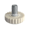 Conector de patas de sofá de acero con tornillo ajustable de PP para herrajes para muebles